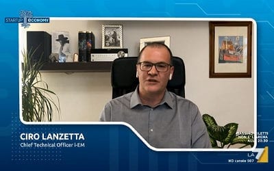 i-EM CTO Ciro Lanzetta interviewed by La7 Startup Economy TV broadcast